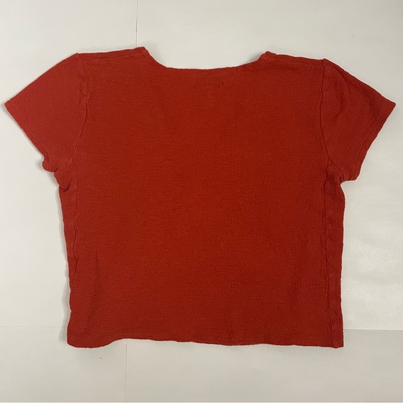 Madewell Texture & Thread Wrap Tie Top - Picture 4 of 10